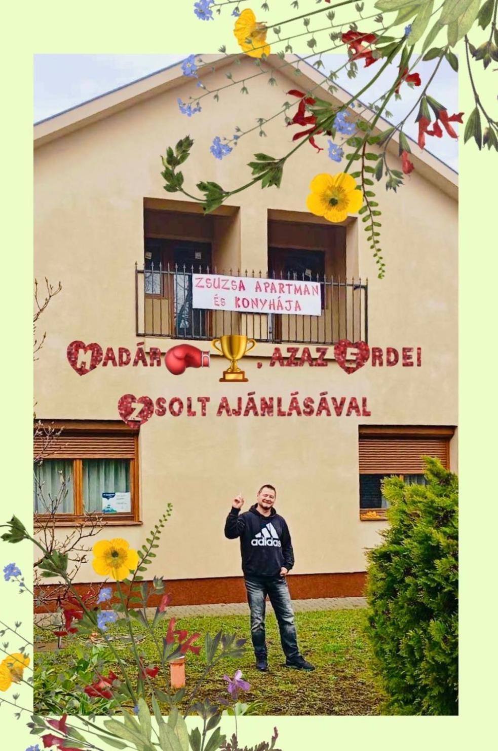 Zsuzsa Apartman Hajduszoboszlo Bagian luar foto